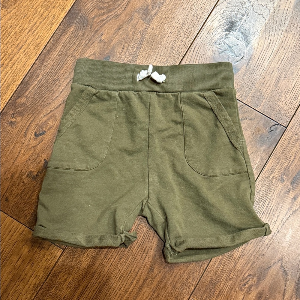 Green shorts size 18 months